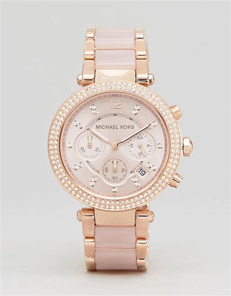 michael kors uhr rosegold mk5896|kors parker mk5896 manual.